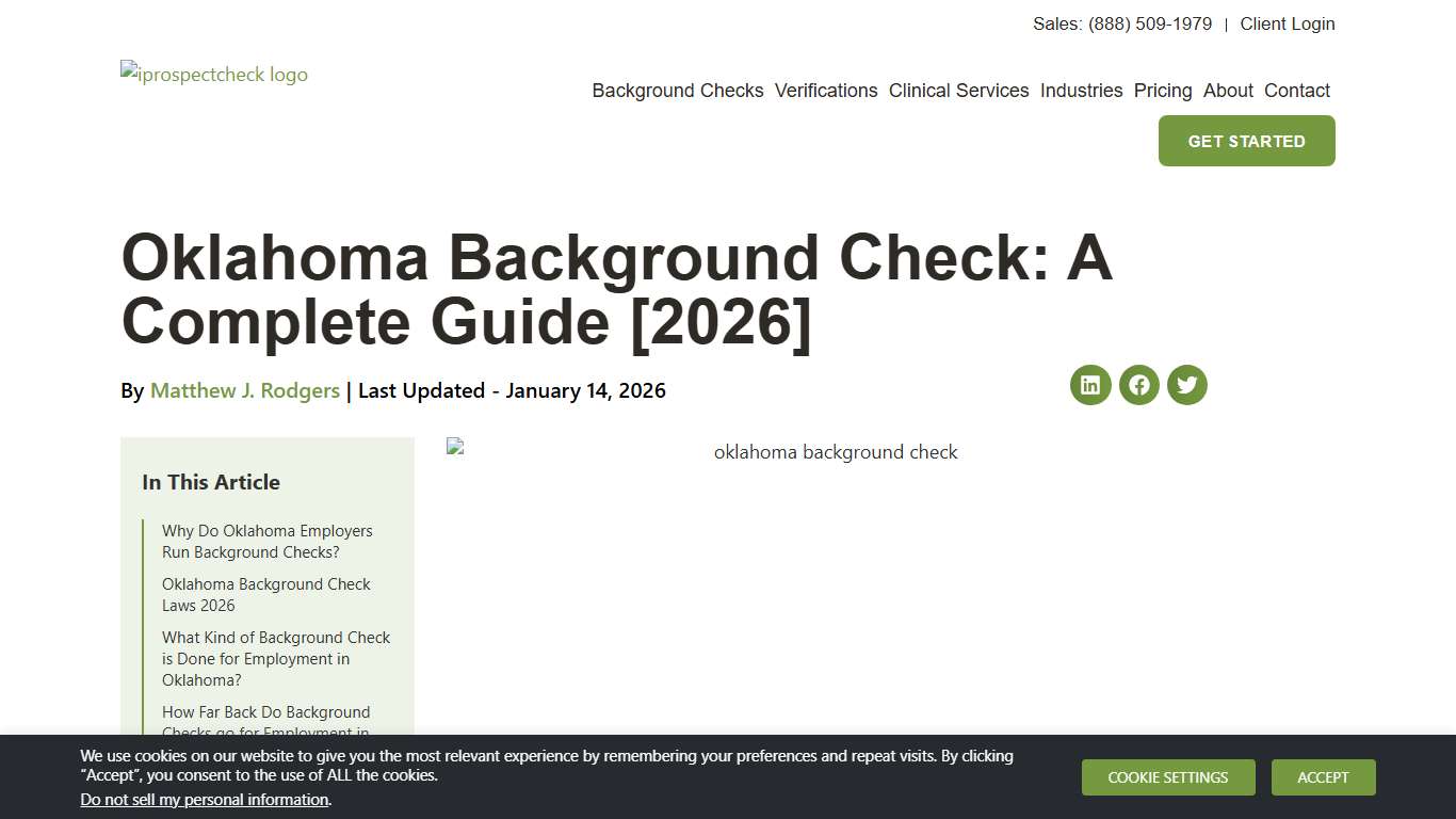 Oklahoma Background Check: A Complete Guide [2026]